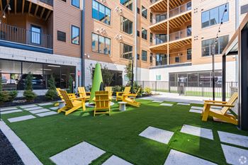 Courtyard fire pit